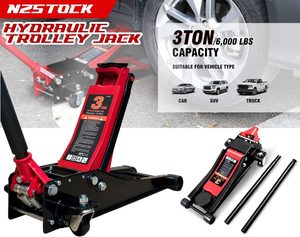 Health Care: Super Low Profile Hydraulic Trolley Floor Jack 3Ton