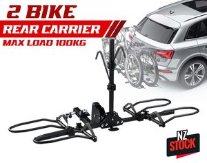 Sports: 2 E Bike Rack Electric Bicycle Carrier Hitch Rear Platform for Car SUV Foldable