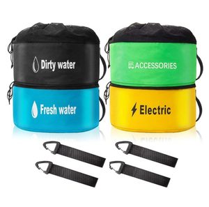 Motor: 4 Pack Hose Bags Waterproof Caravan Camping Storage Bags