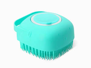 Pet Bath Brush Shampoo Dispenser