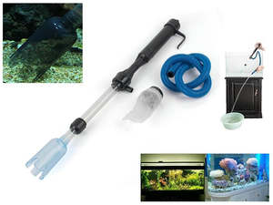 Aquarium Gravel Fish Tank Vacuum Filter Pump Siphon Versatile
