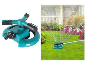 Home Living: Garden Sprinkler Watering System 360°Rotating