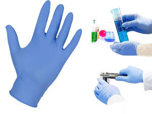 Home Living: 100pcs Disposable Nitrile Gloves - Size M