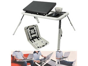 Portable All in One Laptop Table with Cooler Pad