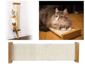 Pets: Wall Mounted Cat Scratcher