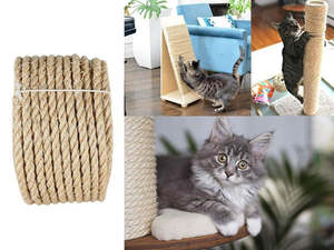 Pets: 30m Sisal Natural Fiber Rope for DIY