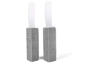 Home Living: 2pcs Pumice Toilet Bowl Cleaning Brushes