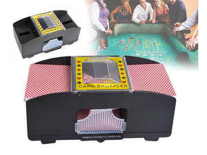 Home Living: 2-Deck Automatic Card Shuffler for Poker & Games