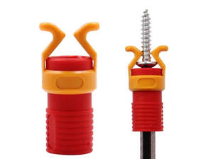 Home Living: Plastic Screw Holder Clamper 1PCS