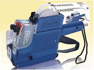 Hardware: Price Labeller Tag Gun 2 LINES + 30 Rolls Paper