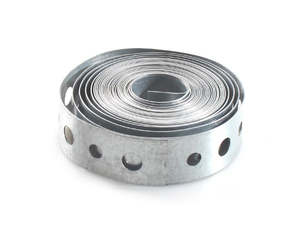 Hardware: Galvanized Metal Pipe Strap for Downpipe, Fence, Garden