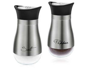Kitchen: Stainless Steel Spice Salt Pepper Jar Shaker