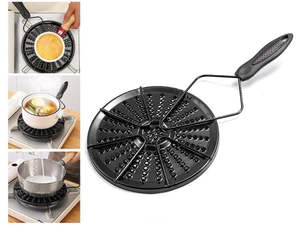 Kitchen: Gas Stove Heat Diffuser - Simmer Plate with Handle