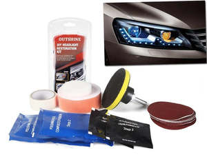 Motor: Car Headlight Repair Kit Cleaning Set