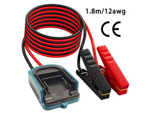 Motor: For Makita 18V Battery to Car Jump Starter - 1.8m Jumper Cable