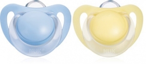 Products: NUK Silicone Pacifier STARLIGHT - Blue & Yellow 2pcs pack