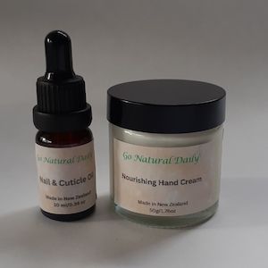 Gifts: Nail & Cuticle Oil & Nourishing Hand Cream Gift Set