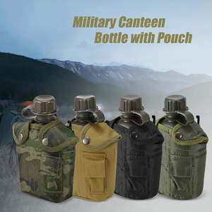 Camping And Hiking: 1L Outdoor Military Canteen Bottle.