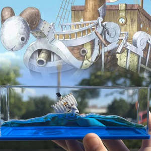 Gadgets For Home: Floating Sunny Ship in Fluid Liquid