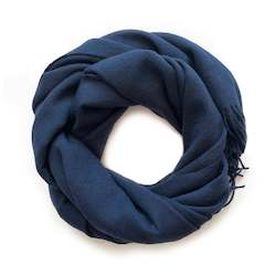 New Season Scarves: DEEP SEA chunky wool scarf