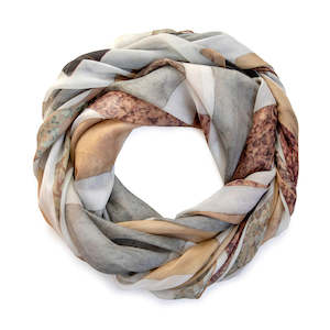 silk chiffon scarf: A GRAND ENTRANCE oversized silk scarf