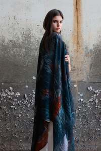 All: THE KOI POND oversized wool scarf