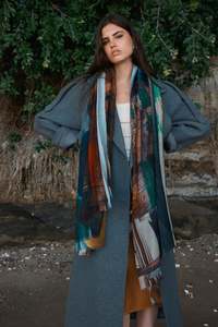 All: OUTRIGGER SHORE skinny wool scarf