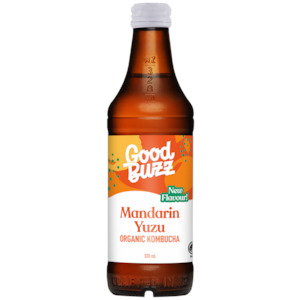Core Range 328ml: Mandarin Yuzu Kombucha 328ml 12-pack