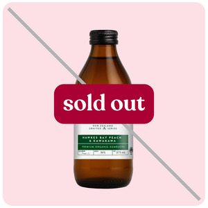 All: Clearance Hawkes Bay Peach & Kawakawa Kombucha 375mL 12-Pack