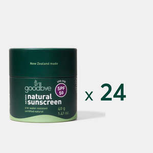 Sun Balm Natural Sunscreen SPF 50 | Gifting x 24 units 40g Cardboard