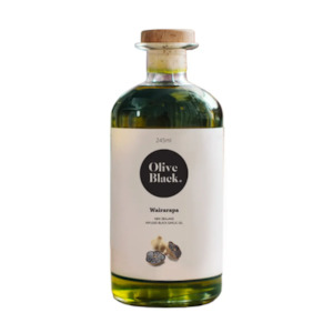 Black Garlic Infused Olive Oil 245ml - Natural Condiments
