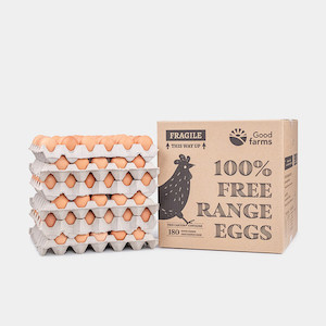 Free Range Eggs Box (Mixed 180 Eggs) GoodFarms