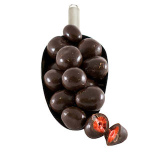 Company Snacking: Dark Chocolate Freeze Dried Strawberries