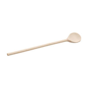 Plastic Free Homeware: Round Wooden Spoon - Beech Wood