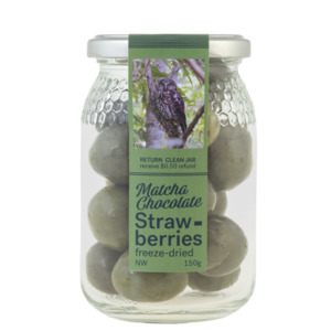 Nature Chocolate Jar - Matcha Freeze Dried Strawberry - Regular