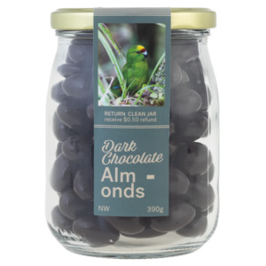 Nature Chocolate Jar - Dark Chocolate Almond - Large