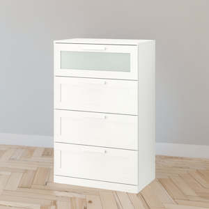 Chest Of Drawers Drawer Units: IKEA BRIMNES Chest of 4 drawers, 78x124 cm
