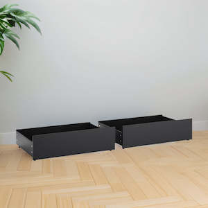 Queen Beds: IKEA MALM Bed storage box, black brown, 2 pack