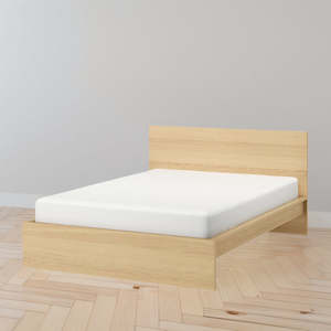 Queen Beds: IKEA MALM Bed frame, oak veneer, Queen