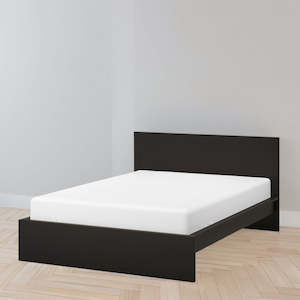 Queen Beds: IKEA MALM Bed frame, black-brown, Queen