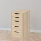 IKEA ALEX Drawer unit, oak effect, 36x70 cm (Sample Clearance)