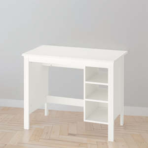 Computer Desks: IKEA BRUSALI Desk, white, 90x52 cm
