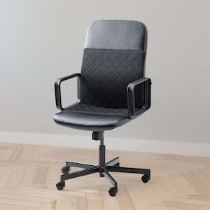 Computer Desks: IKEA RENBERGET Swivel chair, Bomstad black
