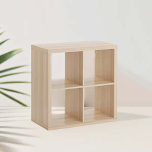 Kallax Shelving: IKEA KALLAX Shelving unit 2x2, oak effect, 77x77 cm