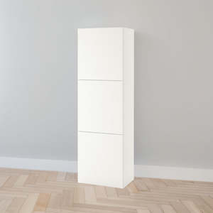 Other Bookcases Shelves: IKEA BESTA Shelf unit with 3 doors, white, 60x42x193 cm