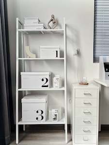 IKEA LERBERG Shelf unit, white, 60x148 cm