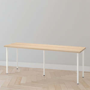 Lagkapten Alex Desk: IKEA LAGKAPTEN / ADILS Desk, 200x60 cm, oak/white