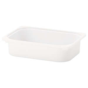 IKEA TROFAST storage box, small white, 42x30x10 cm