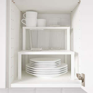 Storage Organisers: IKEA VARIERA Shelf insert set, white , 32x28x32 cm