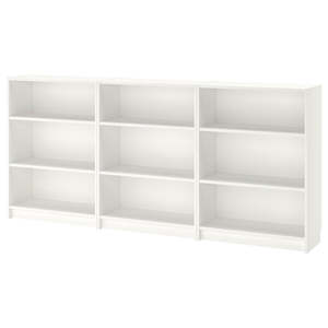 IKEA BILLY Bookcase, white, 240x28x106 cm